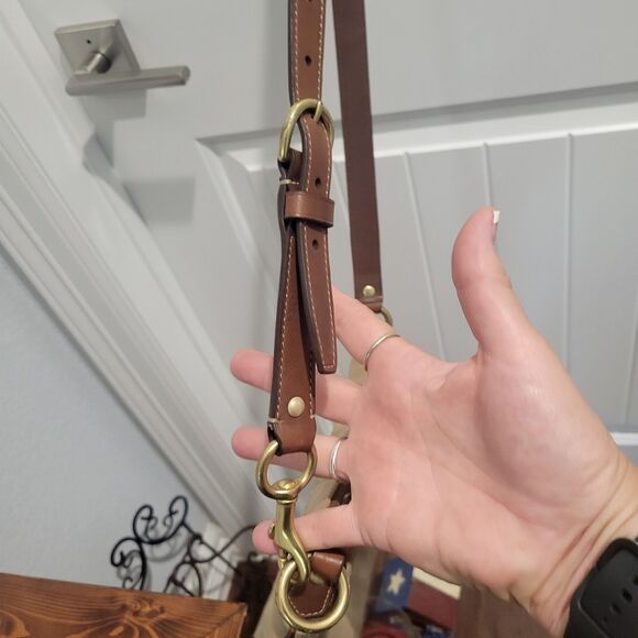 Coach Khaki Op Art Madison Crossbody Bag in KHAKI Swingpack # 41992 - Picture 8 of 16